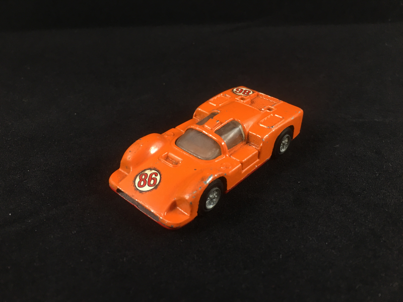 Speedy Chaparral 2F: Missing rear wing. Love the wheels.